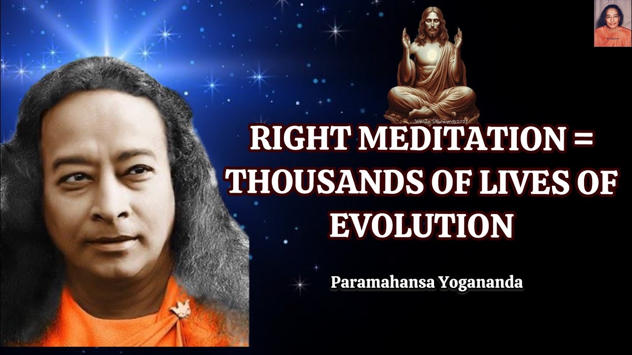 How To Meditate & Breathe Correctly For Beginners - Paramahansa Yogananda 