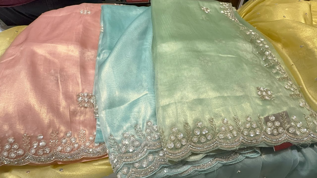 Designer Sarees @ Budget Friendly Rajajinagar Bangalore Courier Available #designer #fancysarees 