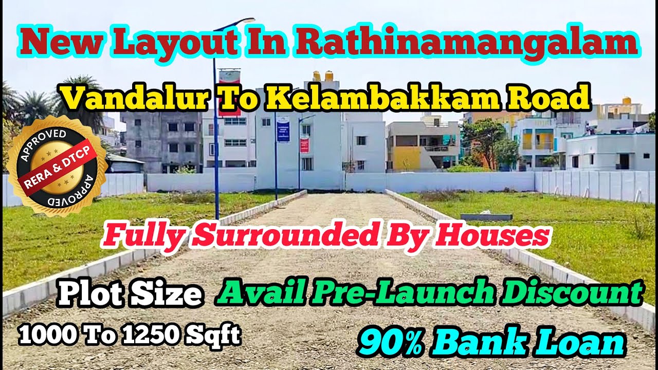 🏡 Premium Residential Plots on Vandalur-Kelambakkam Road | Ideal Location for Your Dream Home! 🌟