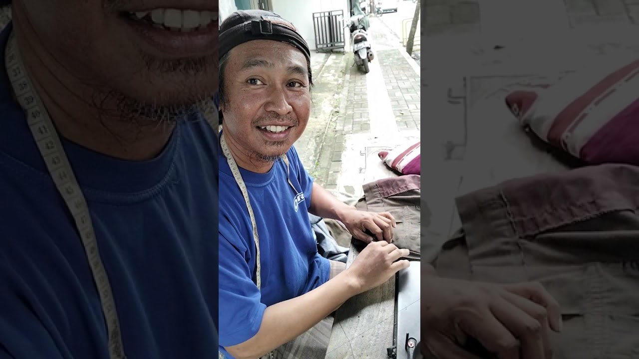 PERMAK LEVIS : SANDARAN MENAFKAHI KELUARGA #penjahitkakilima #akarrumput #kerjahalal