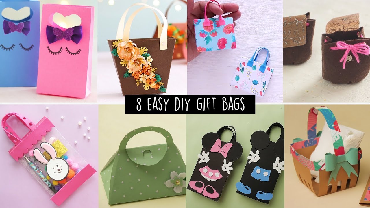 8 Easy Diy Gift Bags