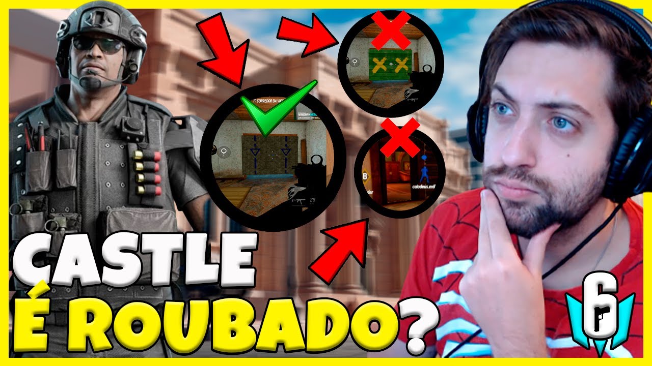 🔥 CASTLE &Eacute; META? COMO JOGAR COM e CONTRA o CASTLE no RAINBOW SIX: MOBILE!