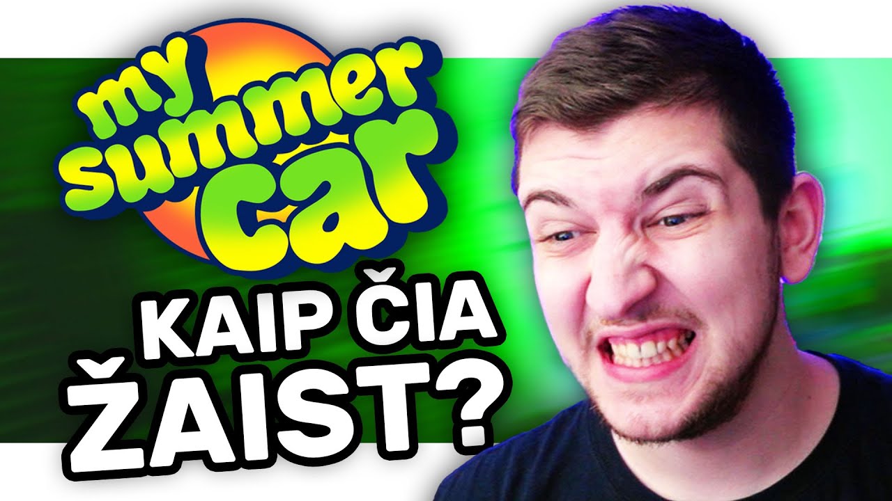 PIRMI ĮSPŪDŽIAI | My Summer Car EP. 0