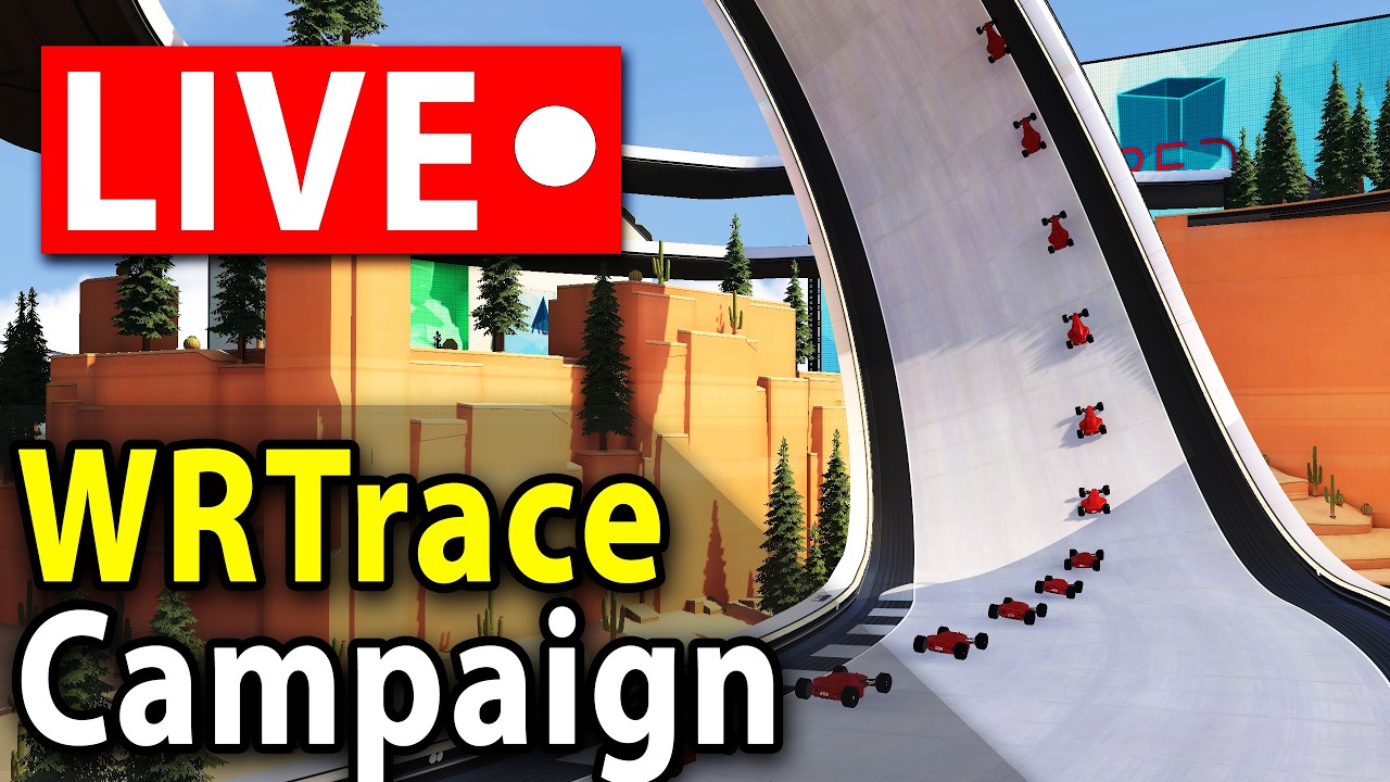 Beating Trackmania, but the WR Line is Blocked.
