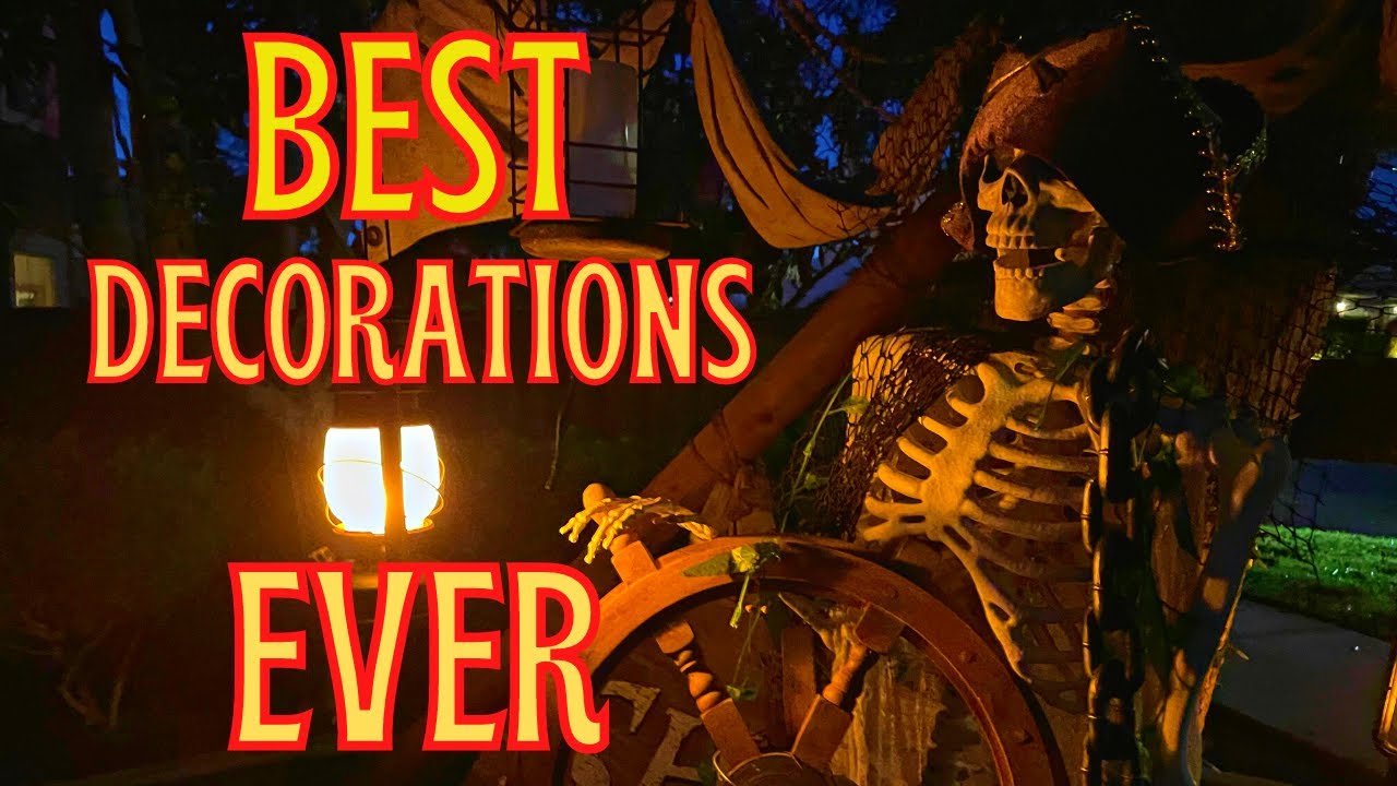 The BEST Pirates of the Caribbean Halloween Decorations in the WORLD