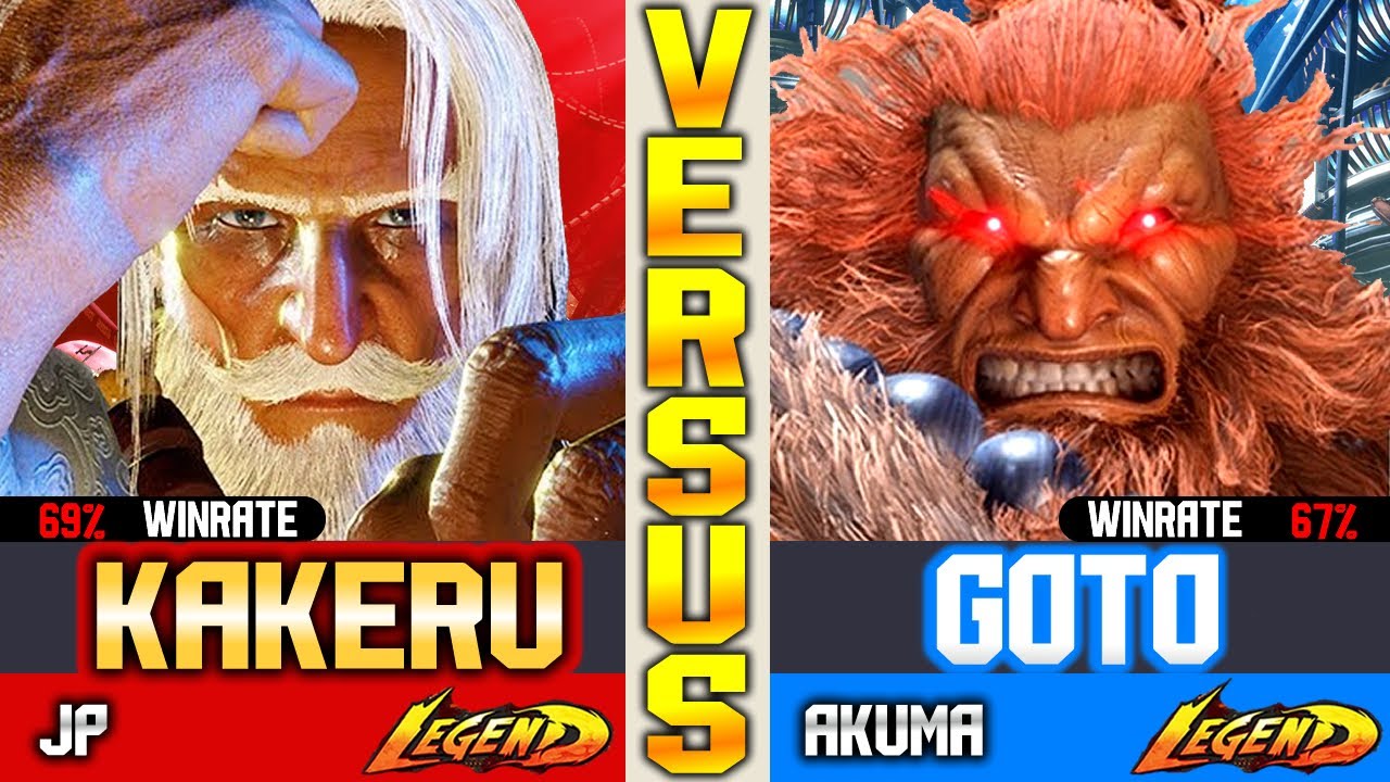 SF6 JP (Kakeru Vs Goto) Akuma + Rankeds ▰ High Level