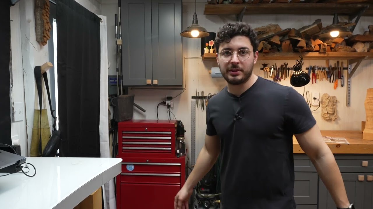 My Woodcarving Studio- A Tour