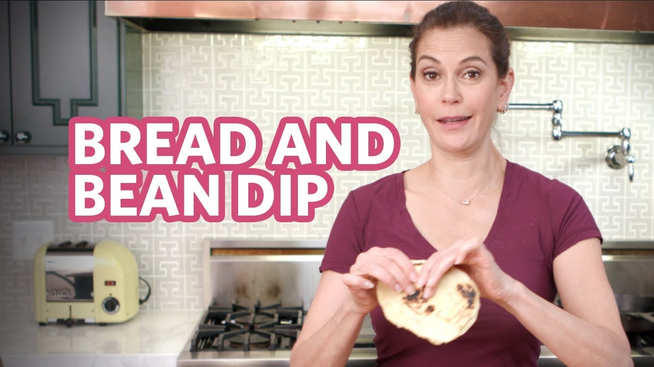 Bread and Bean Dip -- Don't Eat "It" Out Of A Box