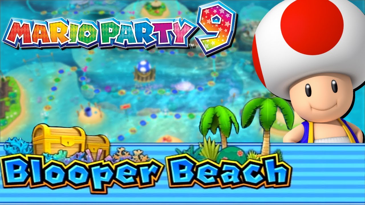 Mario Party 9 | Blooper Beach w/ Toad - Shiruetto Plush Gameplays