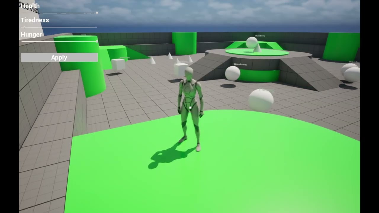 Unreal Engine Animal AI (GOAP + ONNX Model) | Showcase