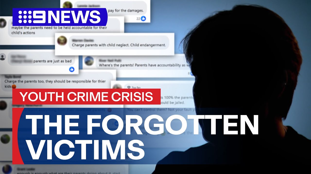 The forgotten victims of Victoria's youth crime crisis | 9 News Australia