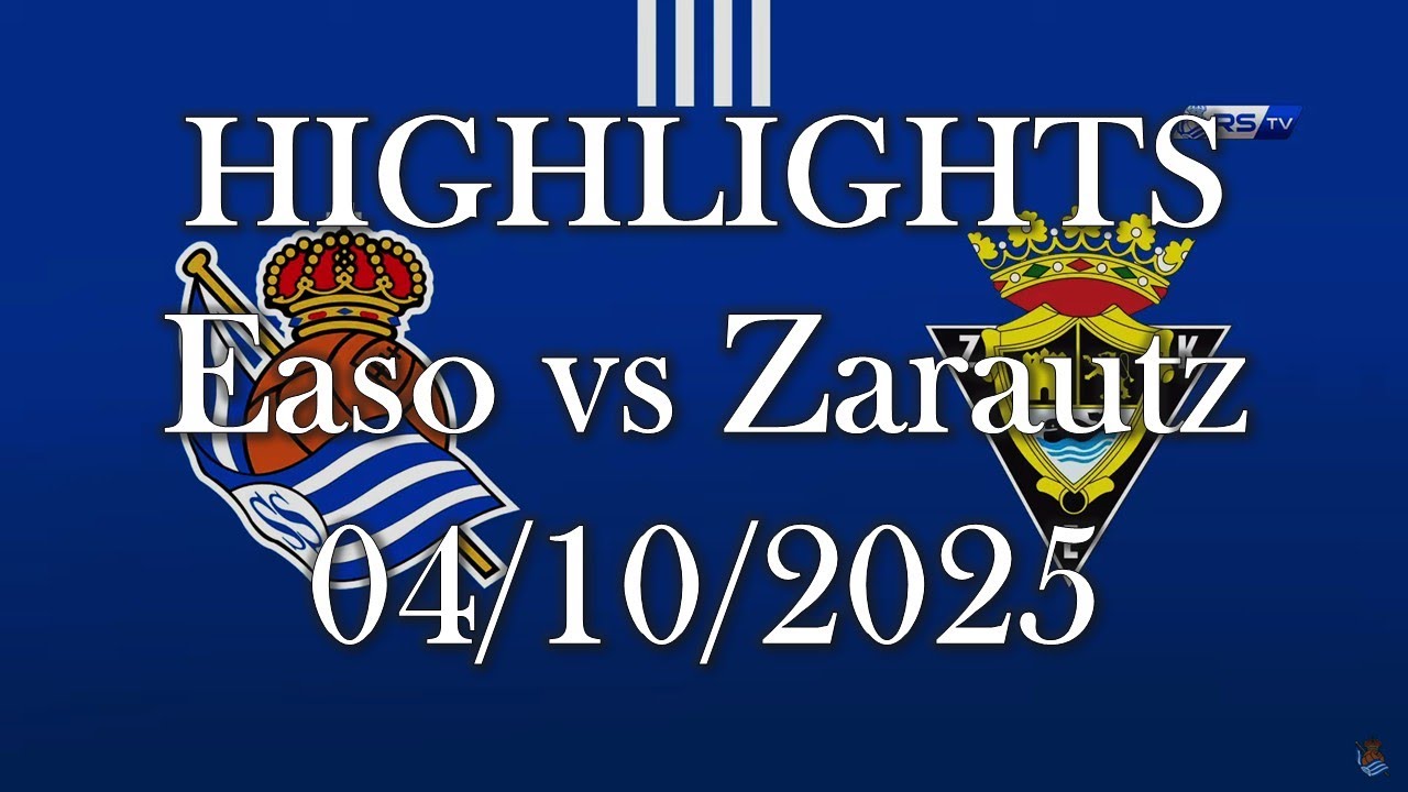 HIGHLIGHTS | Easo (Real Sociedad Juvenil B) - Zarautz KE sub19 | Liga Nacional J4 (04/10/2025)