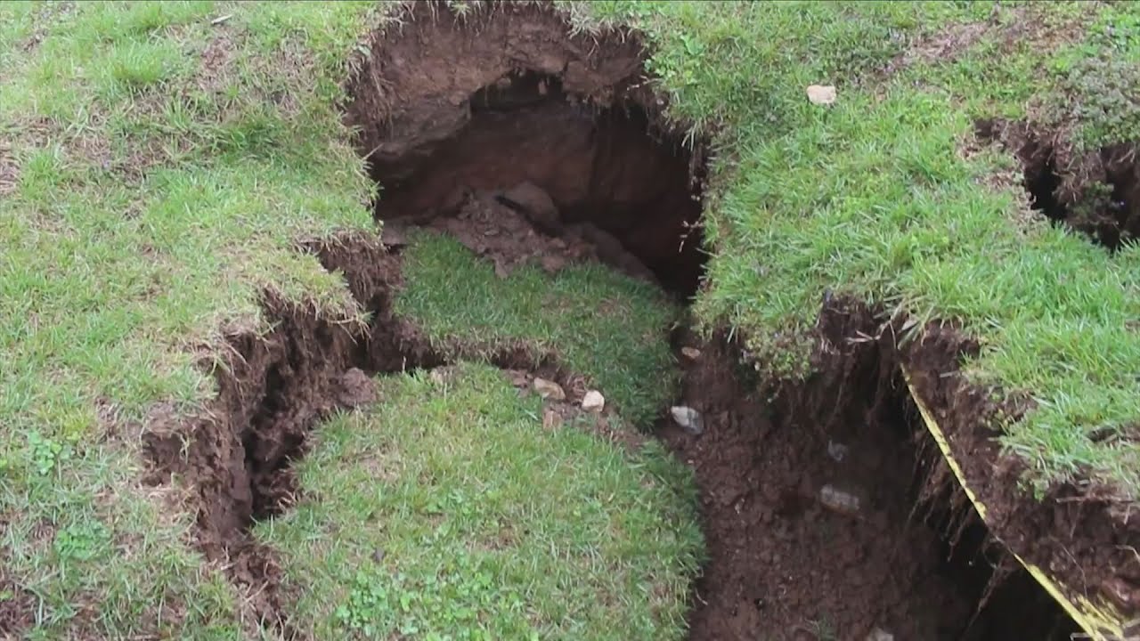 What to do if your house is on a sinkhole.