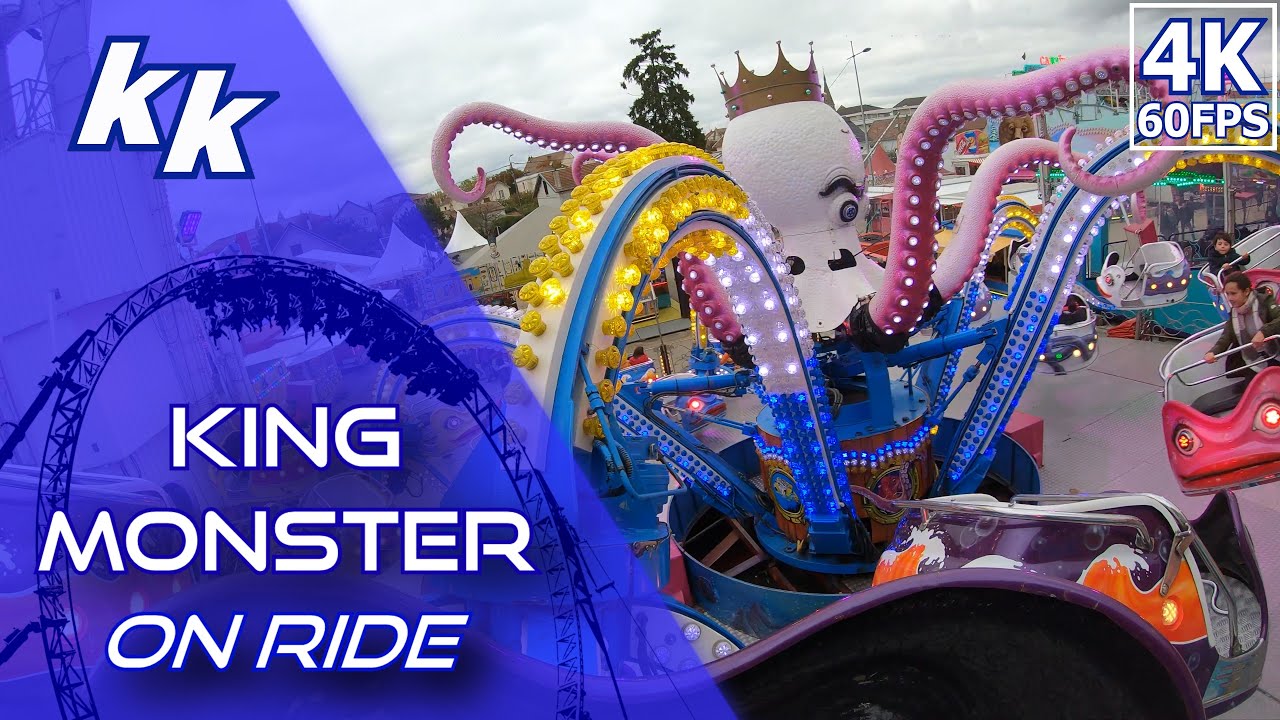 King Monster- Foire aux manèges de Dijon 2019 (On ride/4K 60 fps)