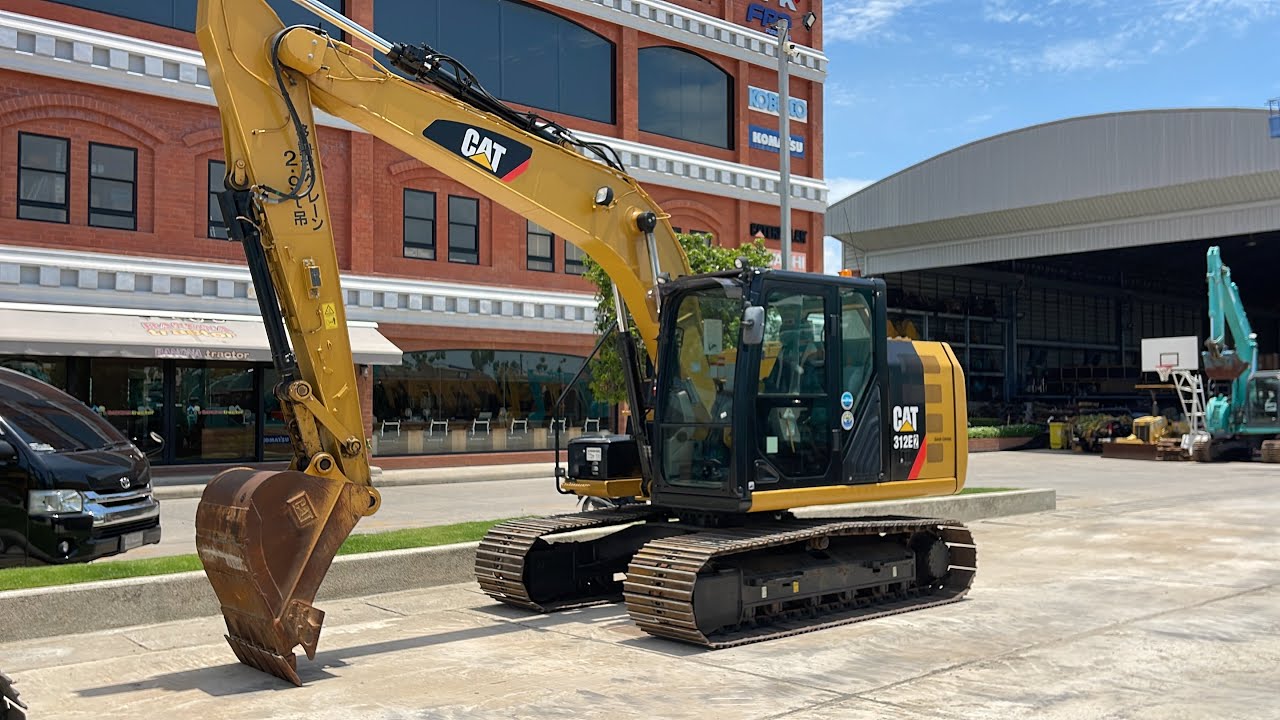 รีวิวแบคโฮขนาด12ตันCAT312Eนำเข้าเข้ามาใหม่ๆจากประเทศญี่ปุ่น สวยมากคันนี้