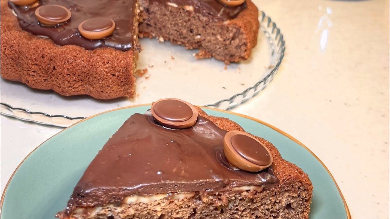 Ëmbëlsirë e lehtë me puding çokollate dhe banane/ Chocolate & Bananan Cake #cake #recipe #gatime