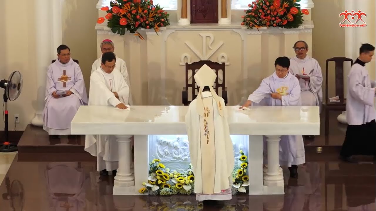 Đan viện Cát Minh Sài Gòn - Thánh lễ Tạ Ơn , Làm Phép Nhà Nguyện và Cung Hiến Bàn Thờ, 28-3-2019.
