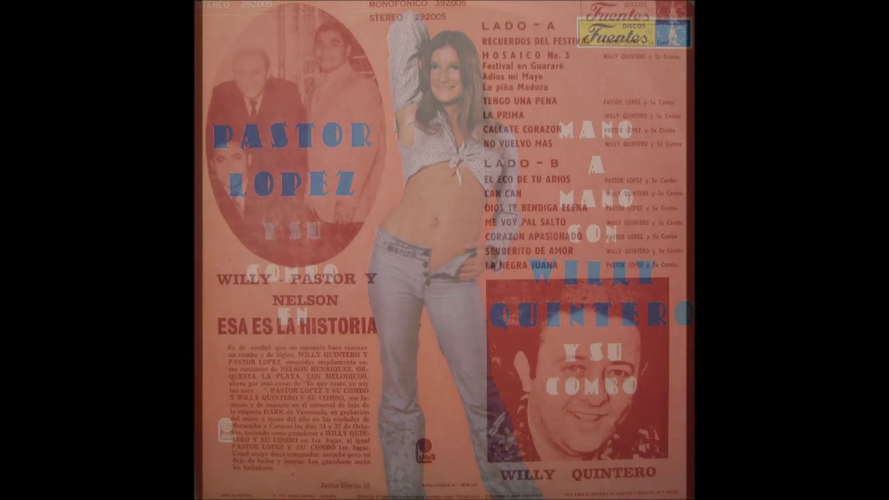 DIOS TE BENDIGA ELENA/ Pastor López y su Combo/ 1973. Versión original, buen audio.
