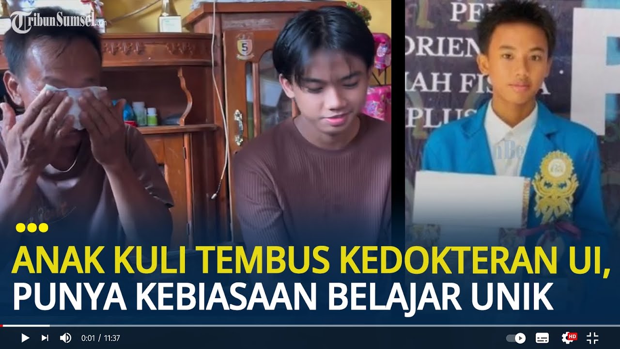 Kisah Inspiratif Anak Kuli Bangunan Asal Bengkulu Masuk Kedokteran UI, Punya Kebiasaan Belajar Unik