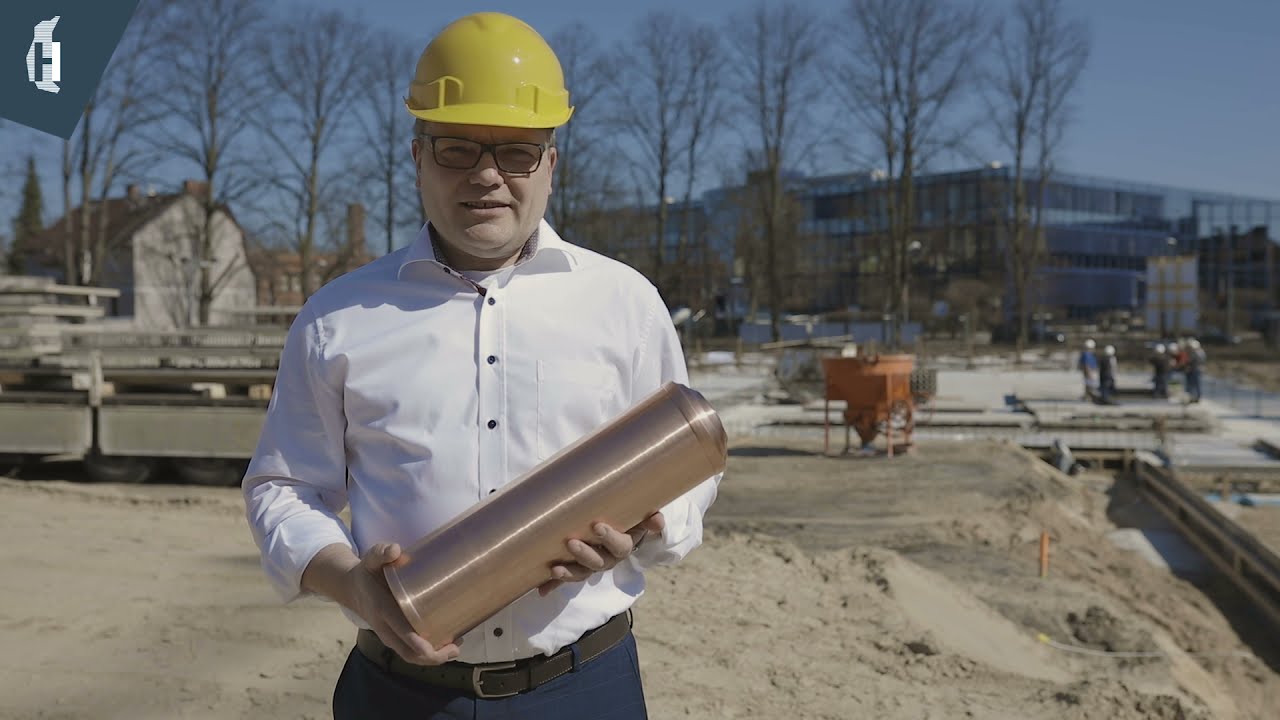 Grundsteinlegung der neuen Funktionalschwimmhalle: Video-Botschaft von Bürgermeister Thomas Günther