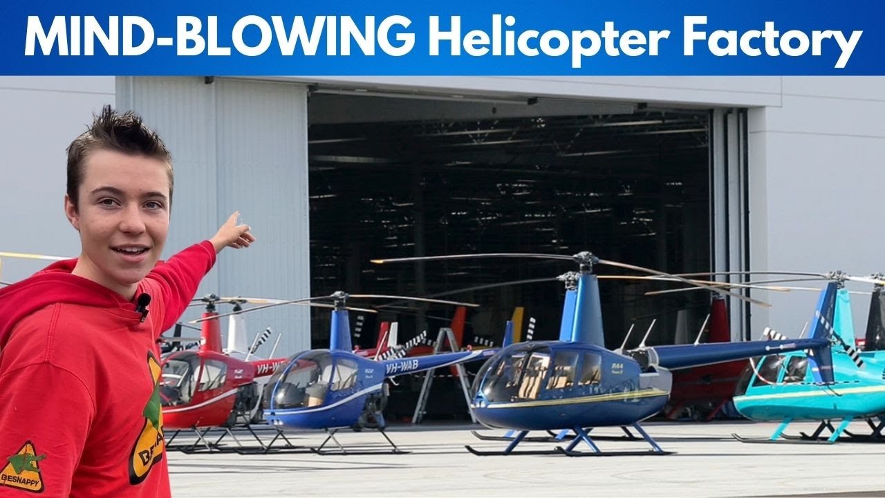 ВНУТРИ вертолетного завода Robinson. R22, R44 и R66, R88
