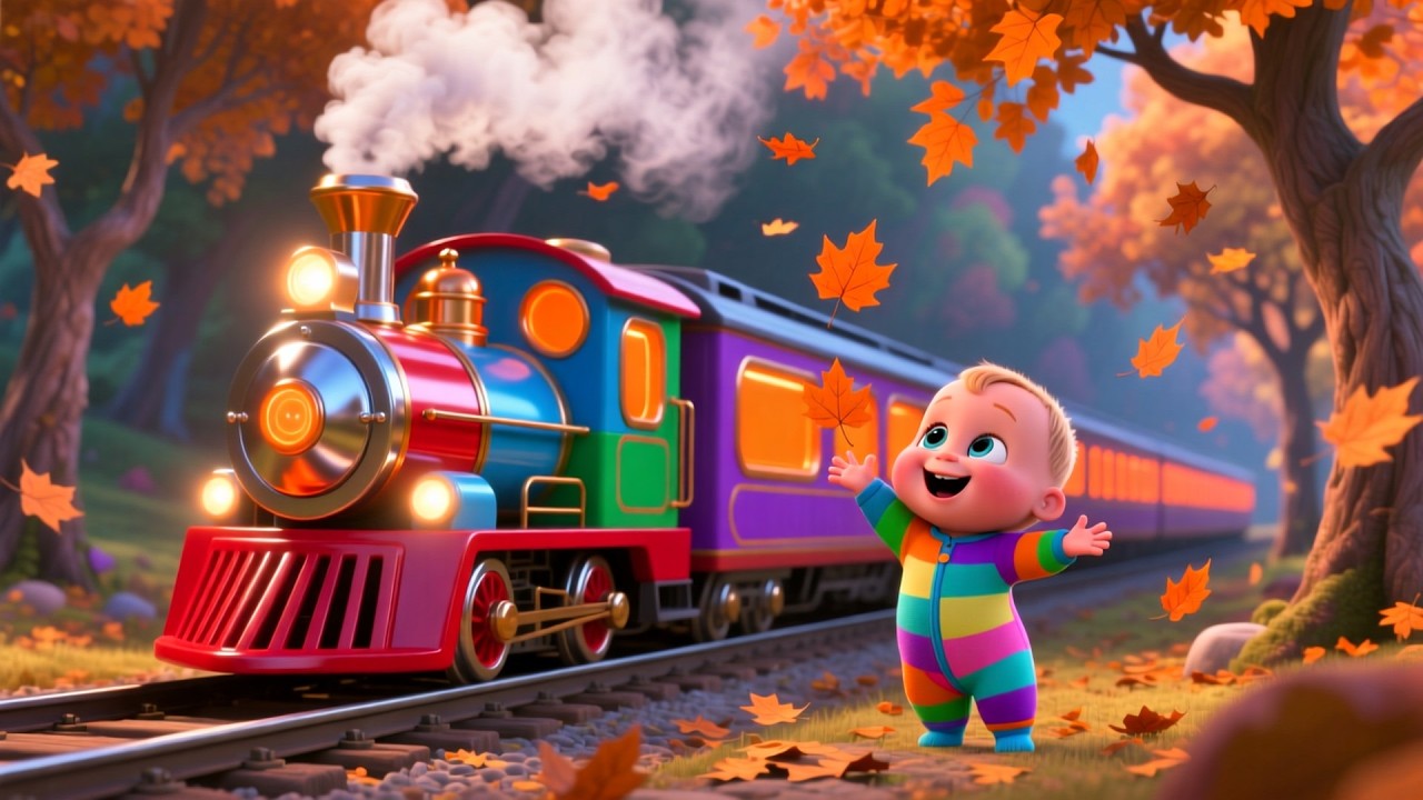 Learn Colors with the Train | Fun Kids Color Song | Playful Learning Adventure 🚂🌈