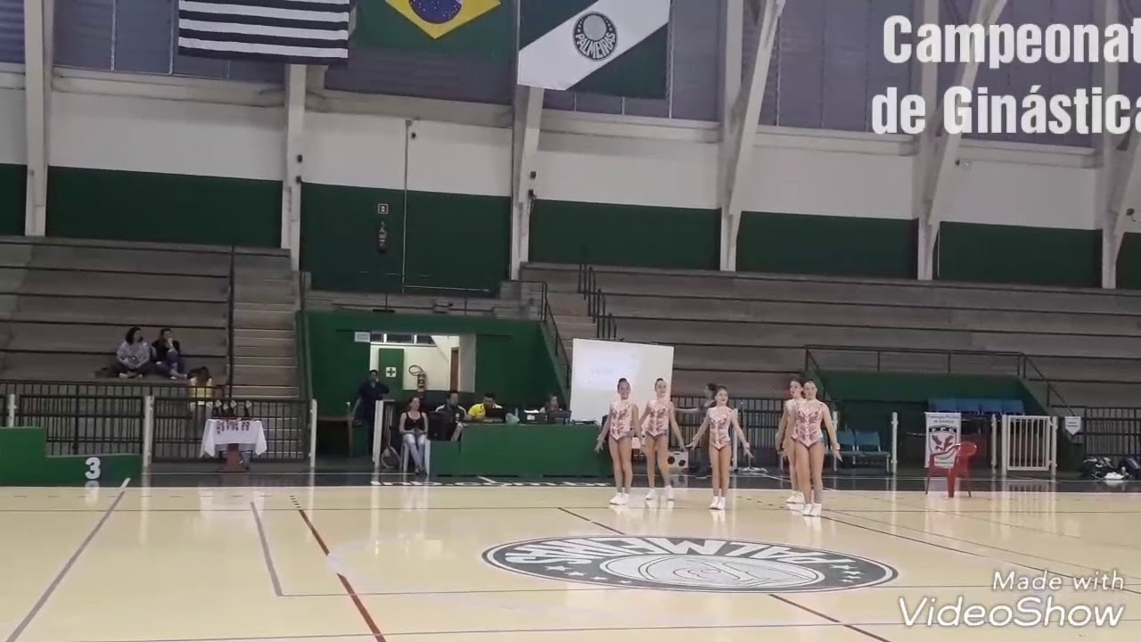 Campeonato Estadual de Ginástica Aeróbica - Grupo Infanto - Juvenil do Palmeiras - Medalha de Ouro