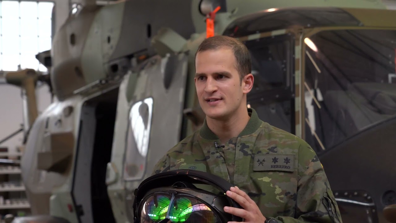 El Bhelma III nos muestra el helicóptero NH90. Vídeo: Ministerio de Defensa