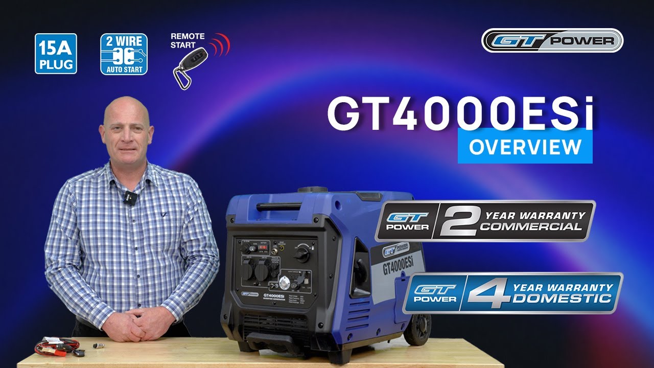 GT Power GT4000ESi Inverter Generator Overview
