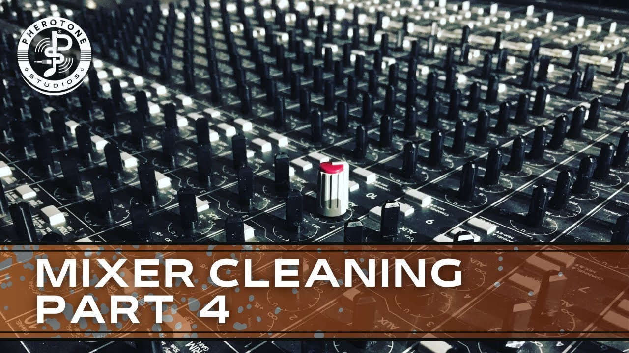 How to Service a mixing desk part 4 - Mixer Cleaning