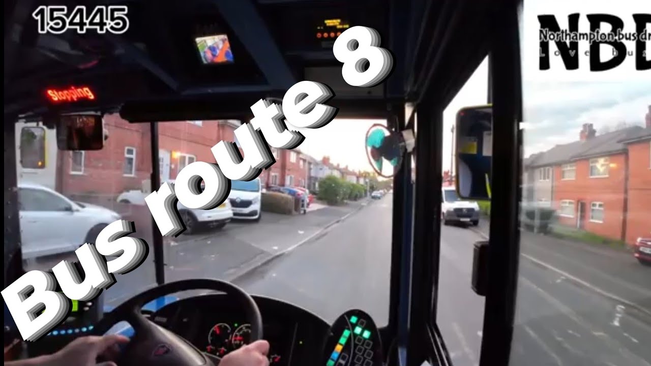 Bus 15445 stagecoach northampton, bus route 8 King's Heat