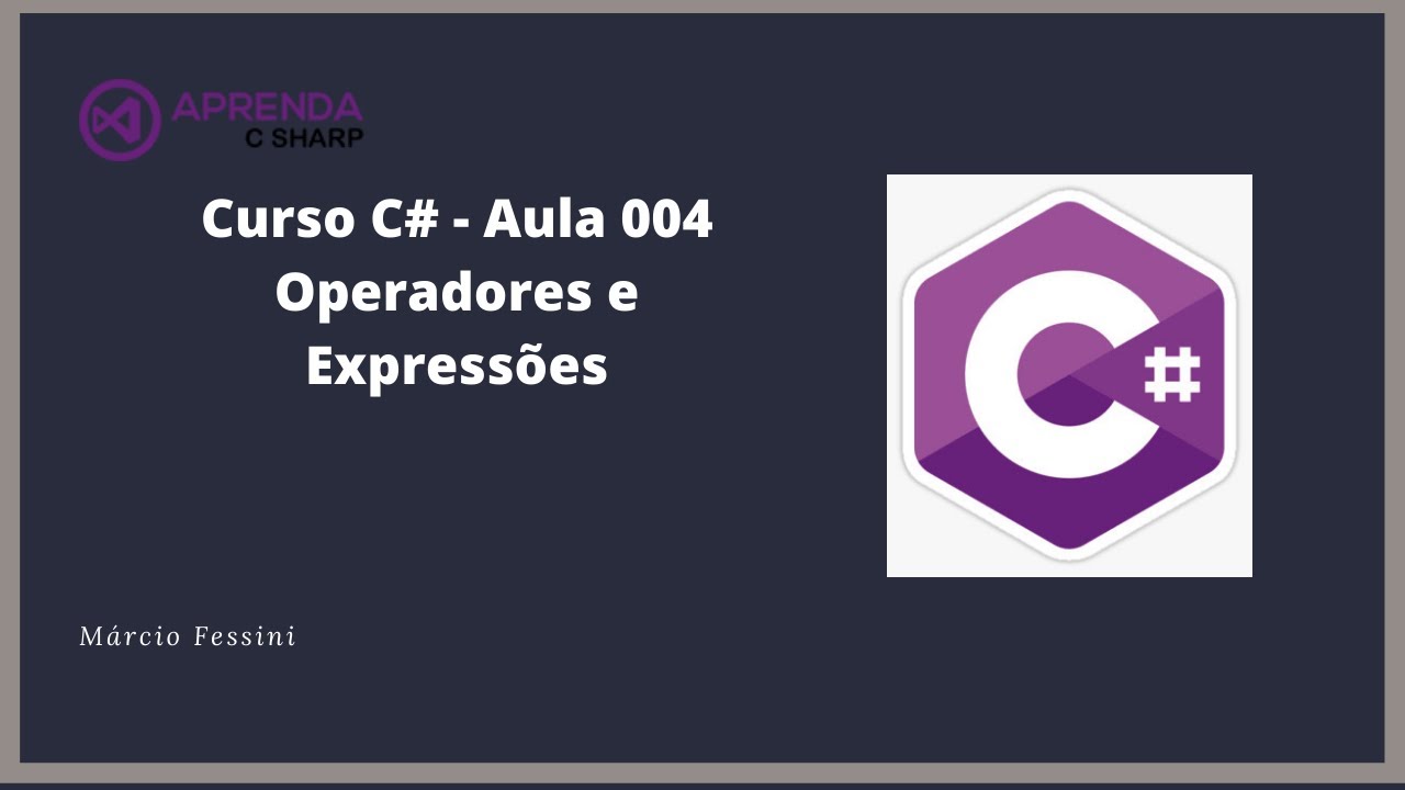 Curso C# - Aula 004 - Operadores e Expressões (Exemplo Programa Calcula Média)