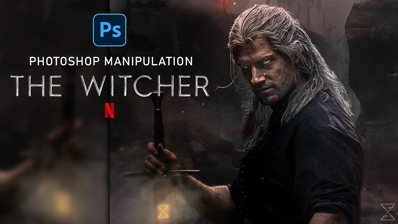 THE WITCHER Netflix Adaptation - Photoshop Manipulation