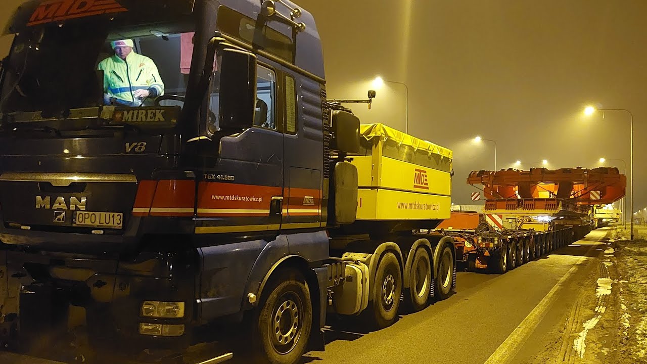 🇵🇱 NAJWIĘKSZY PONADGABARYTOWY TRANSPORT W POLSCE!!!🇵🇱 TRANSPORT- TBM-Garwolin-S17🇵🇱POKAZ MASZYN!!🇵🇱