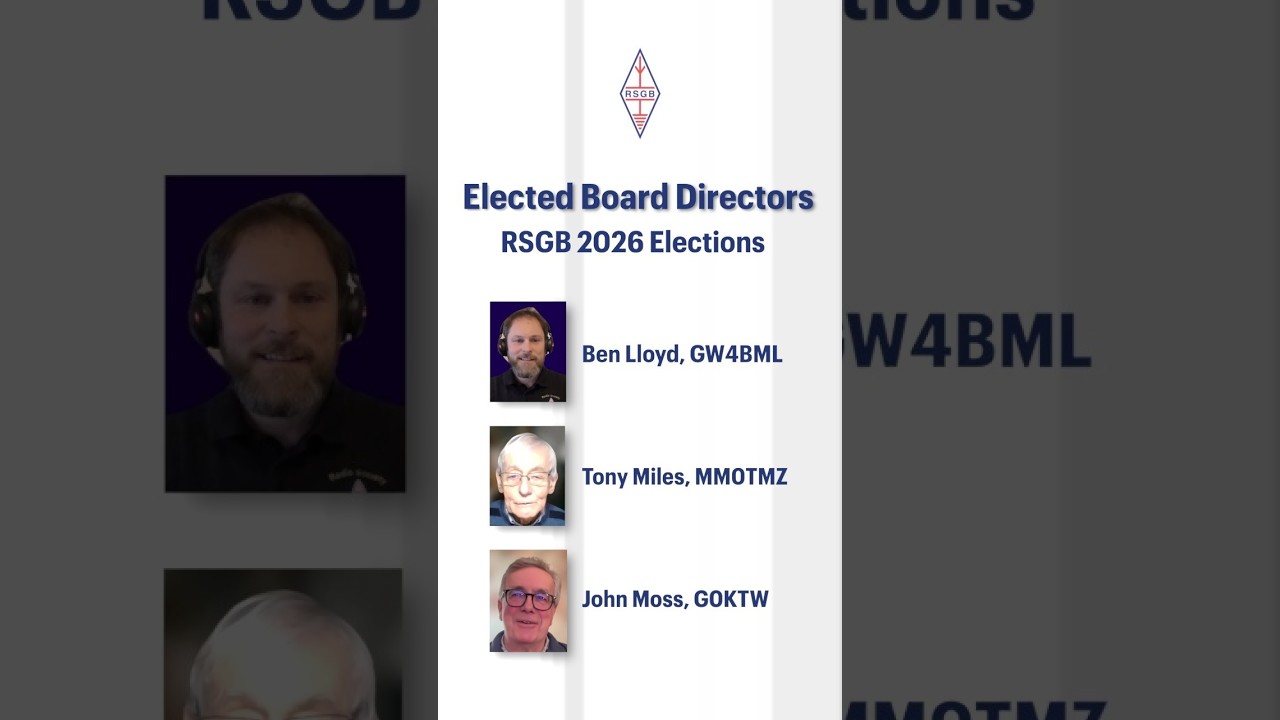 Кандидаты в директора RSGB на 2026 год #короткометражки #членыRSGB #любительскоерадио