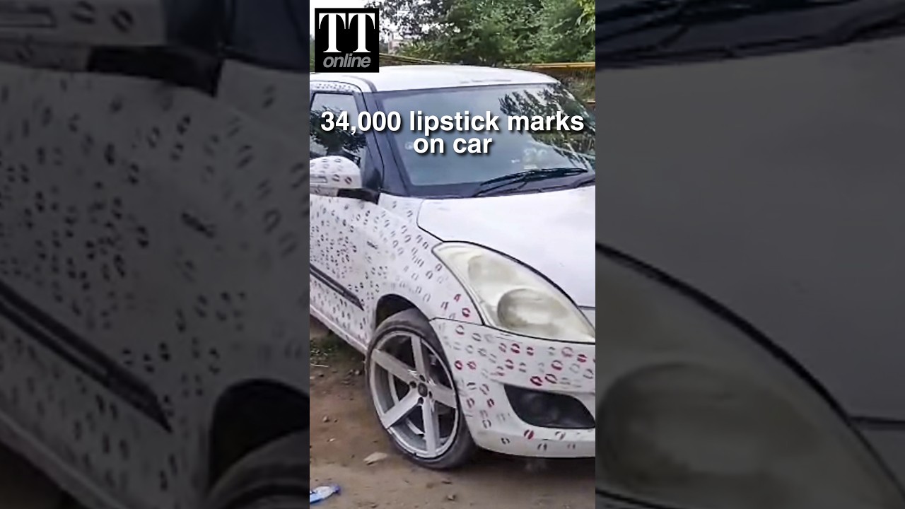 Girlfriend Puts 3,400 Lipstick Marks on His Car... Then Police Arrived!