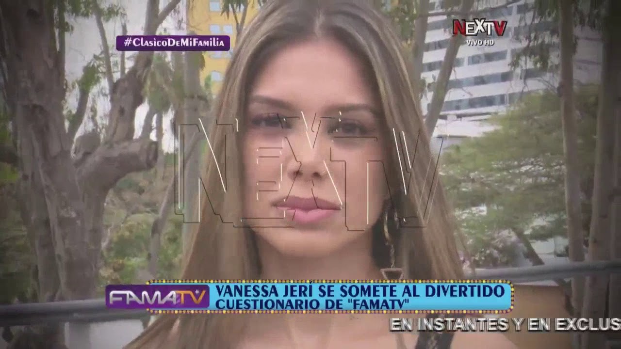 Vanessa Jeri se somete al divertido cuestionario de FamaTV