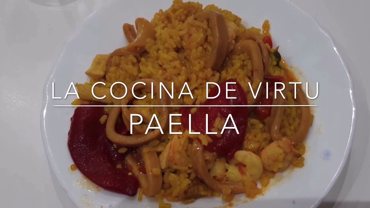 Receta de paella en la olla express