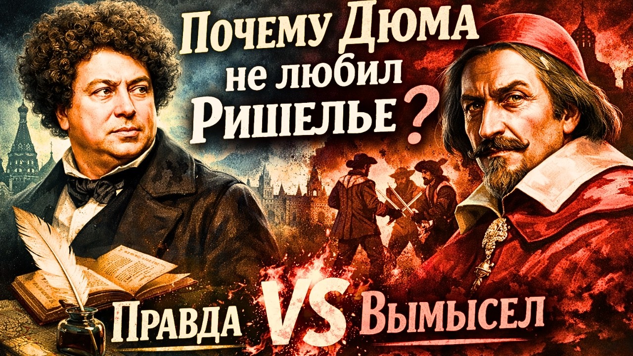 Почему Дюма сделал Ришелье злодеем?