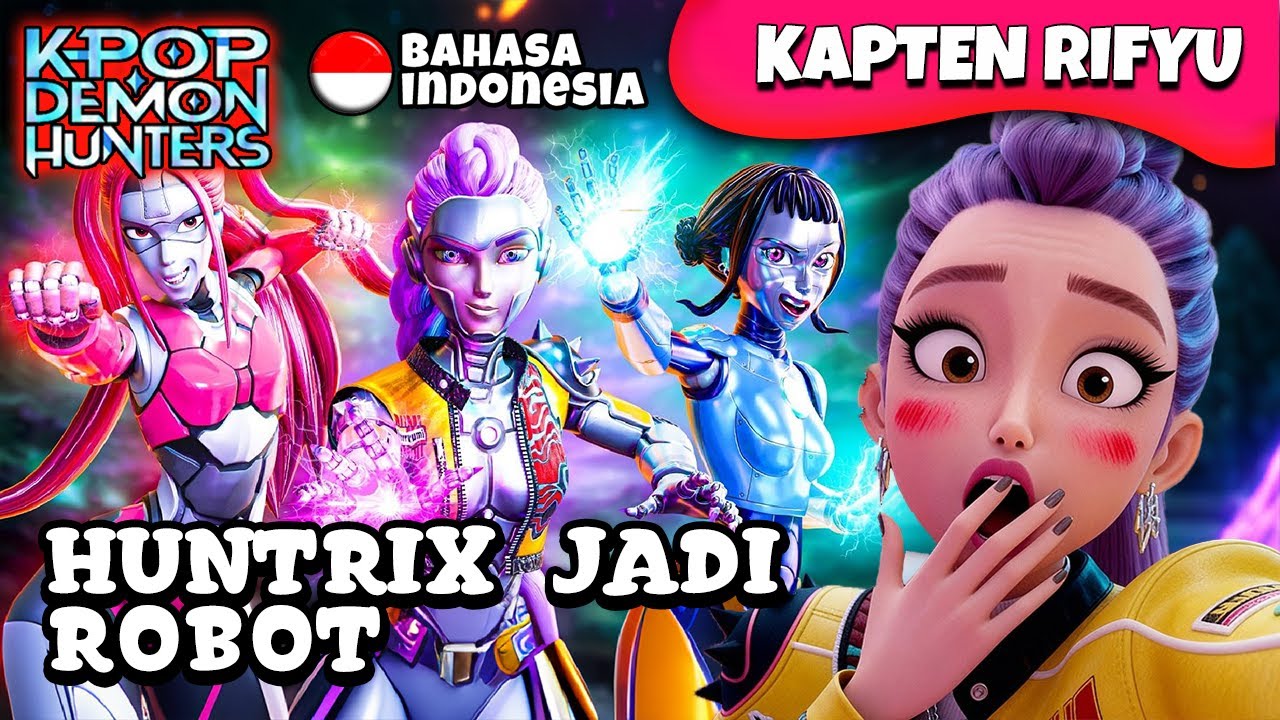 👉 ROBOT TAPI HUNTRIX 🤖 KPOP DEMON HUNTER BAHASA INDONESIA