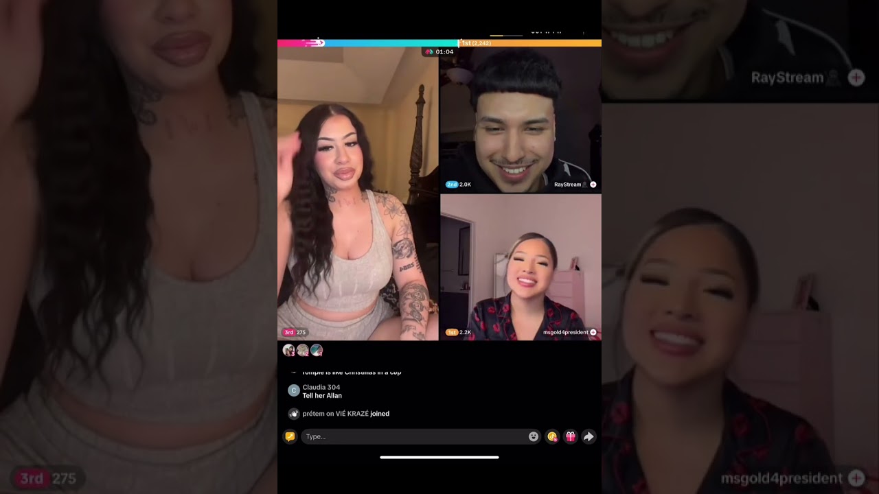 Big Kashout with Mechon, Ms. Gold and others Wednesday TikTok live video 