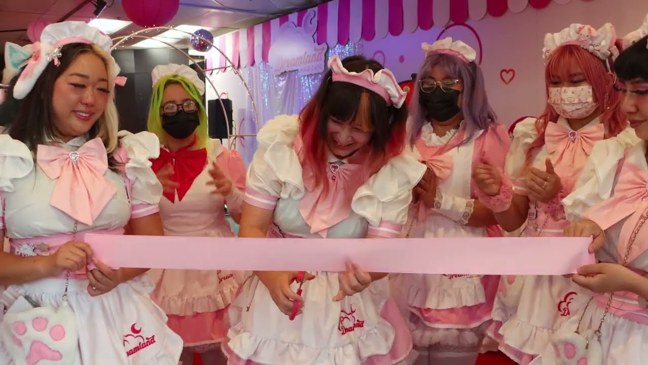 Dreamland Maid Cafe in Little Tokyo, Los Angeles | 2022 Grand Opening