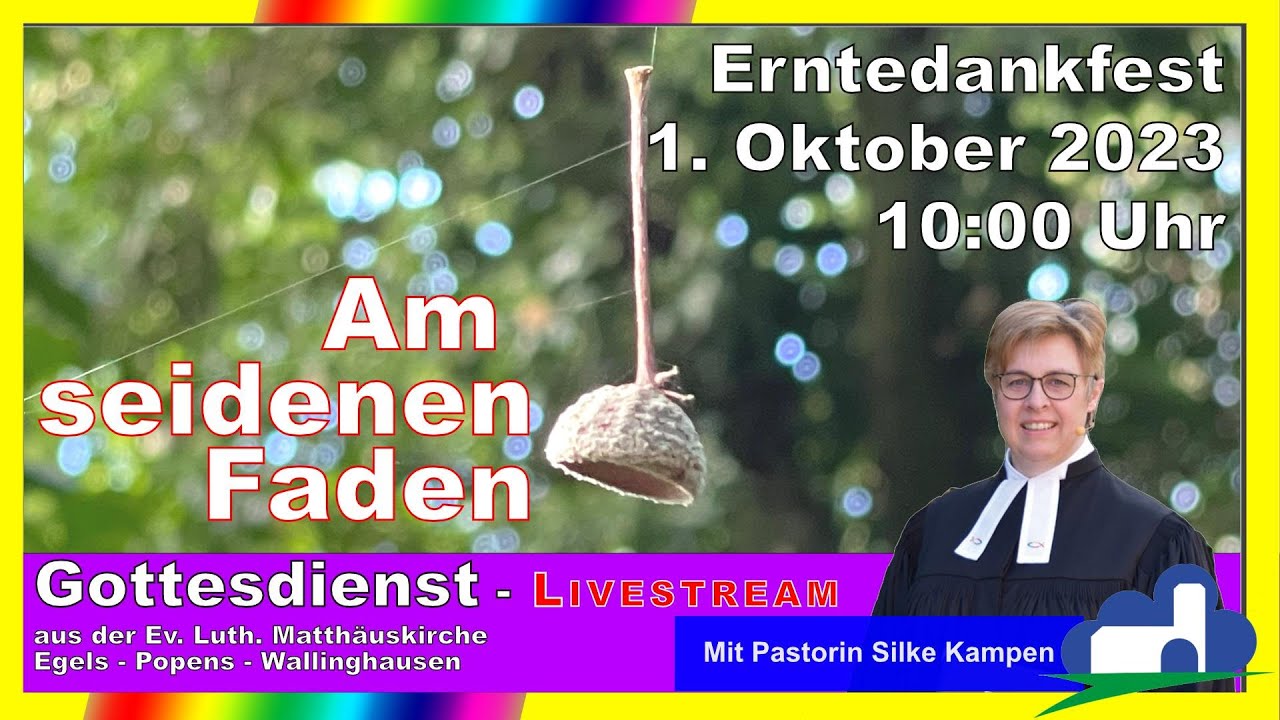 Erntedank Fest Gottesdienst  &ndash; 1. Oktober 2023 um 10:00 Uhr