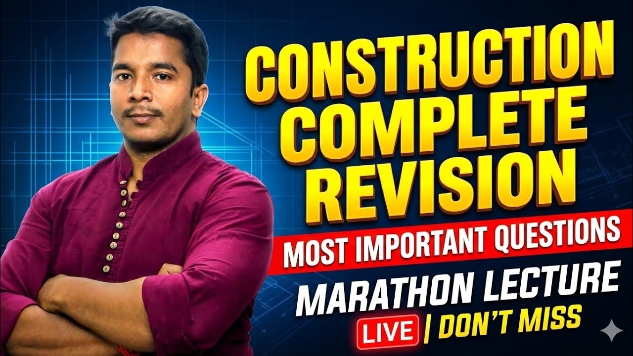 Construction &Most Important questions one shot revision#maharashtraboard #maharashtrastateboard 