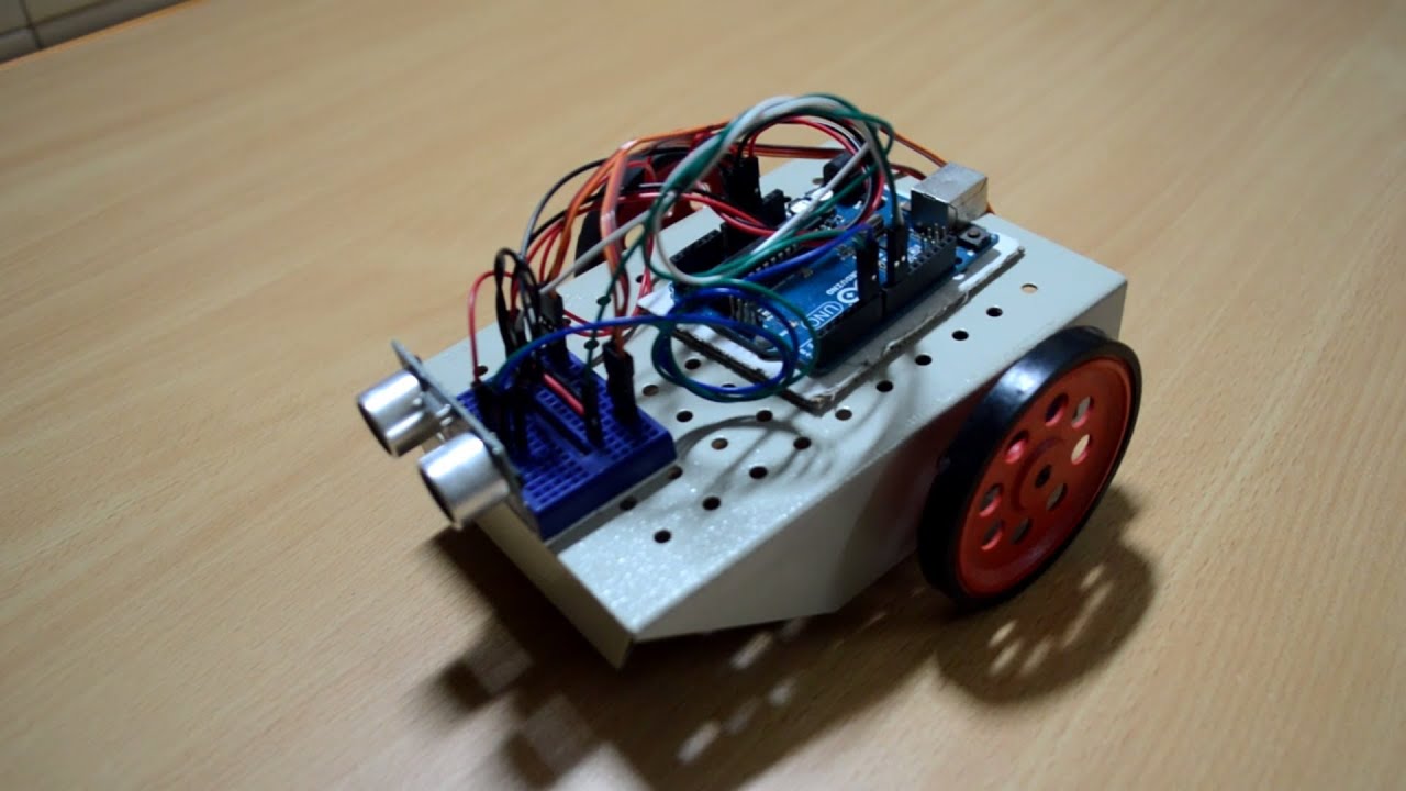Ultrasonic Controlled Servo Car with Arduino