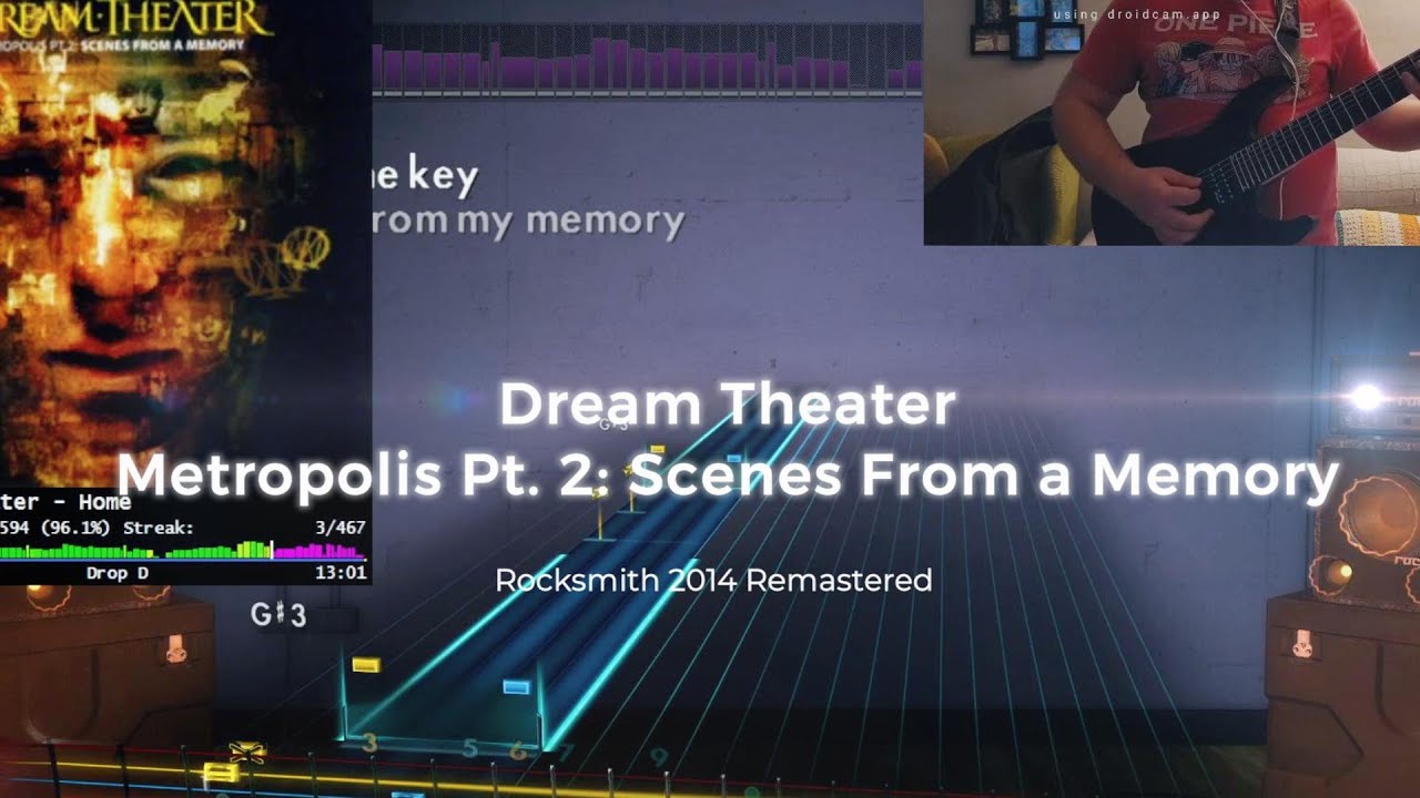 Dream Theater - Metropolis Part II. Scenes From A Memory Full Album Lead CDLC Rocksmith 2014