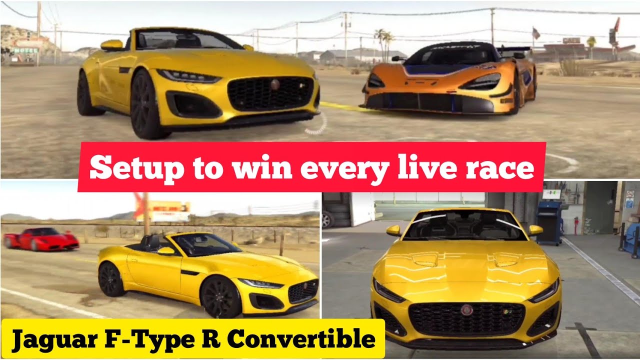 CSR2 Jaguar F-Type R Convertible Live Race Setup, Dominate Lobbies