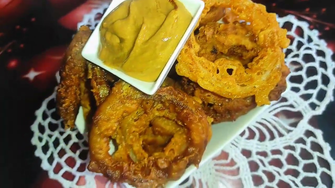 Onion rings #explore #snack #fastfood #deliciousfood #easyrecipe 