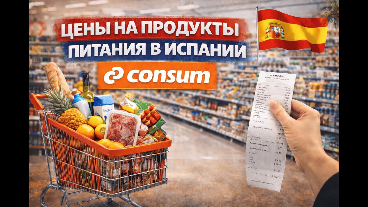 Реальные цены на продукты в Испании декабрь 2025 | Consum 🇪🇸
