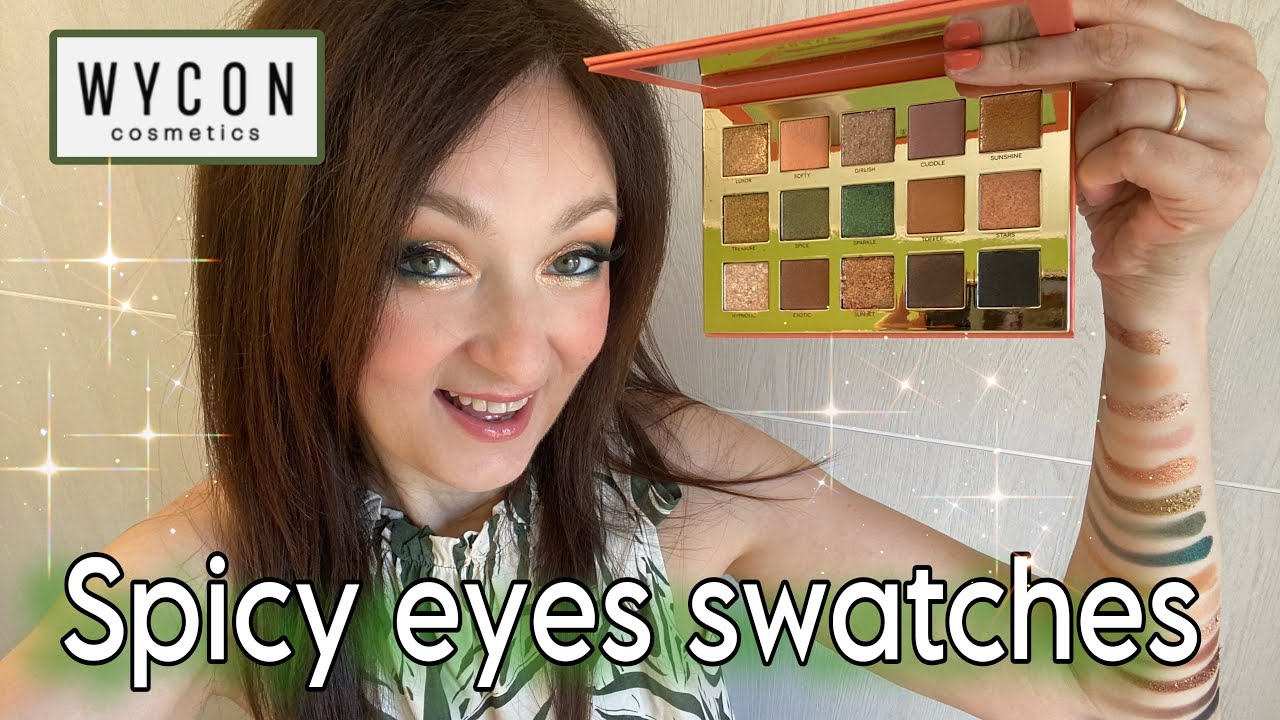 #wycon SPICE EYES oriental shades SWATCHES 💚 | One B Queen